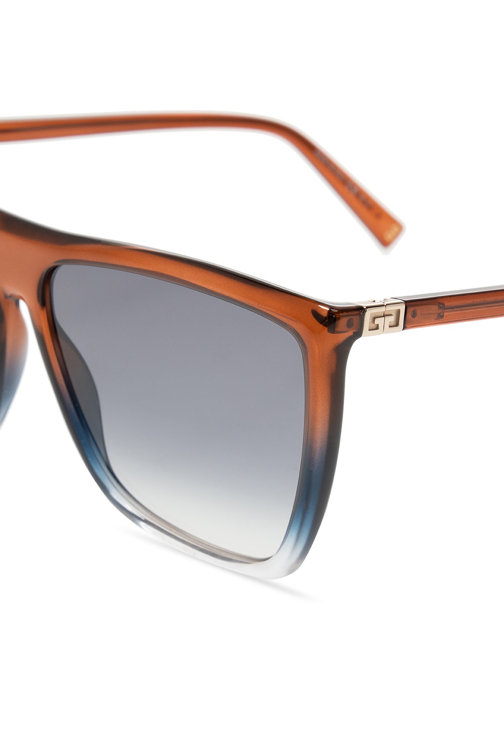 Givenchy Take a closer look at the custom sunglasses above and below